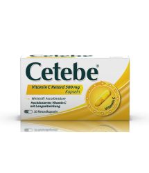 Cetebe Vitamin C Retard Kapseln 500mg