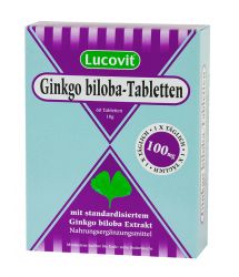 Lucovit Ginkgo Bil 100mg Tabletten
