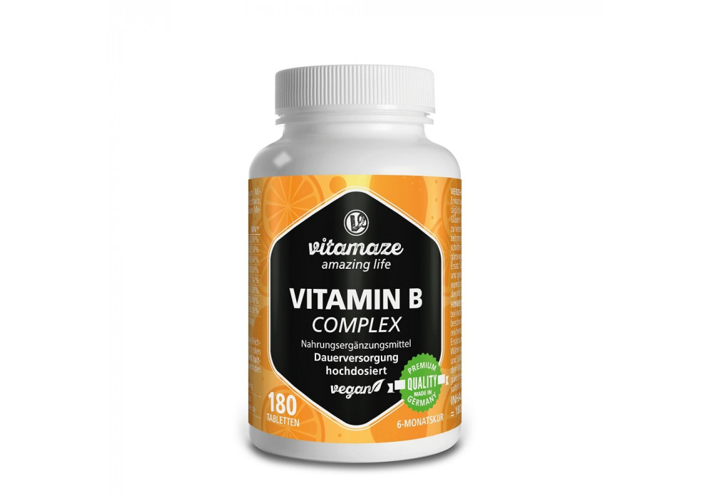 Vitamin B complex Tabletten Vegan Apotheke zur Universität Wien