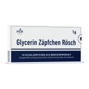 Glycerin Zäpfchen Rösch 1g