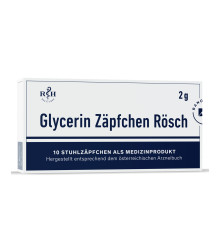 Glycerin Zäpfchen Rösch 2g