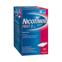 Nicotinell Fruit 2 mg wirkstoffhaltige Kaugummis zur Raucherentwöhnung