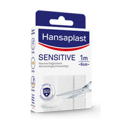 hansaplast Sensitive für empfindliche Haut zuschneidbar 1m x 8cm