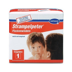 Strampelpeter Flockenwindeln Saugstärke 1 35x11cm