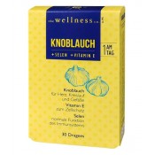 Wellness Knoblauch Dragees mit Vitamin E