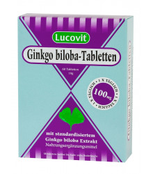 Lucovit Gingko biloba 100 mg Tabletten 60 Stk