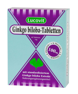 Lucovit Gingko biloba 100 mg Tabletten 60 Stk