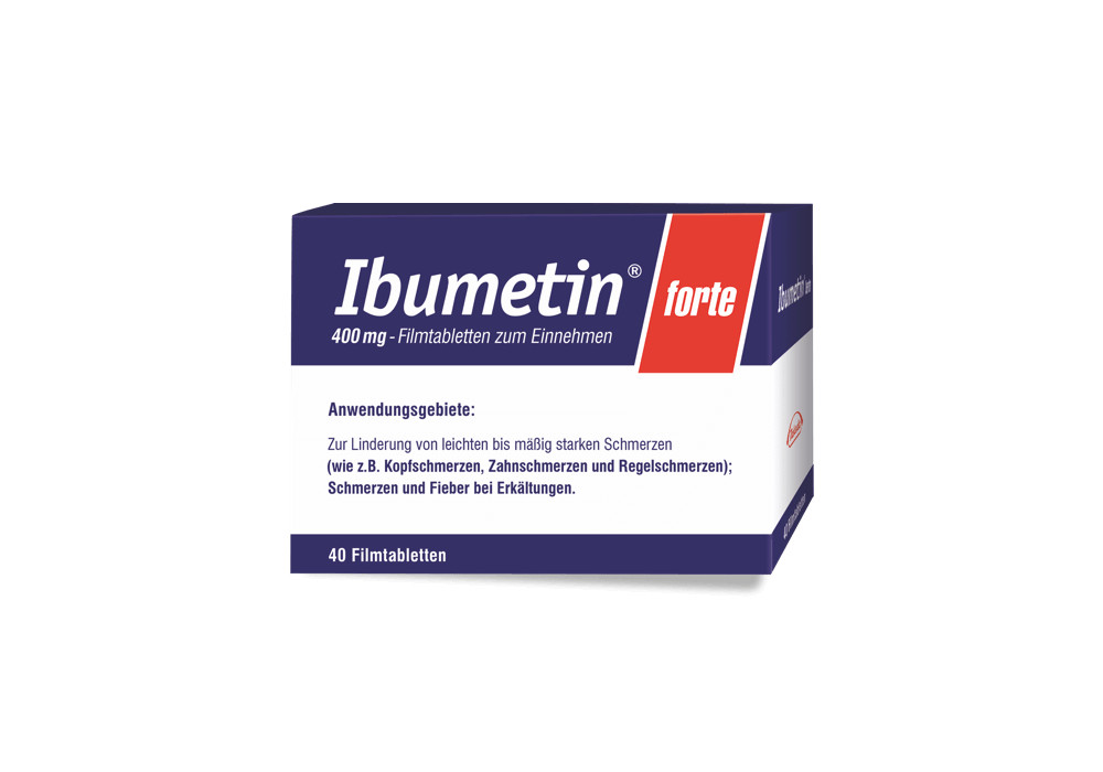 Ibumetin Filmtabletten Forte 400mg | Apotheke zur Kaiserkrone