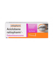 Aciclobene ratiopharm<sup>®</sup> Fieberblasencreme