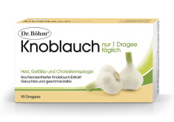 Dr. Böhm<sup>®</sup> Knoblauch nur 1 Dragee täglich