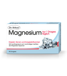 Dr. Böhm<sup>®</sup> Magnesium nur 1 Dragee täglich