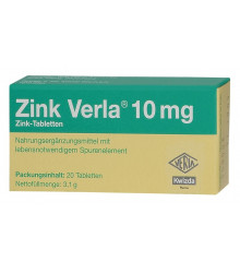 Zink Verla Tabletten 10mg