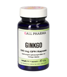 Ginkgo 100 mg GPH Kapseln
