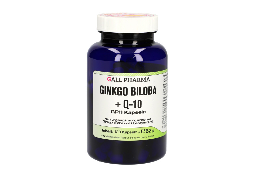 Ginkgo Biloba + Q10 GPH Kapseln Medistore.at
