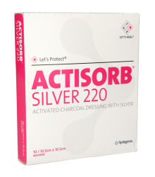 ACTISORB<sup>®</sup> Silver 220 10,5 cm x 10,5 cm