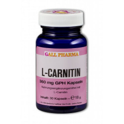 L-carnitin Kapseln 360mg Gph