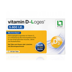 Vitamin D-Loges<sup>®</sup> 5.600 I.E. Gel-Tabs