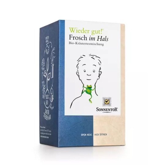 Sonnentor Frosch im Hals<sup>®</sup> Tee bio Beutel