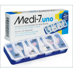 Medi-7 Uno Medikamentendosierer Blau