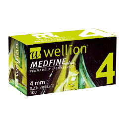 Wellion MEDFINE plus Pennadeln 4mm