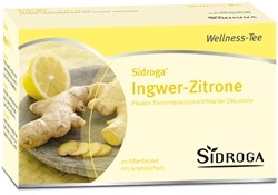 Sidroga Wellness Ingwer-Zitrone 20 Beutel