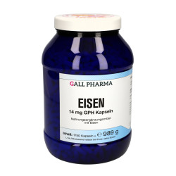 Eisen 14 mg GPH Kapseln