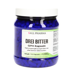 Drei Bitter<sup>®</sup> GPH Kapseln