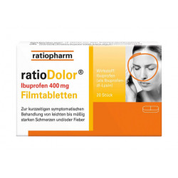 RatioDolor Ibuprofen 400mg Filmtabletten