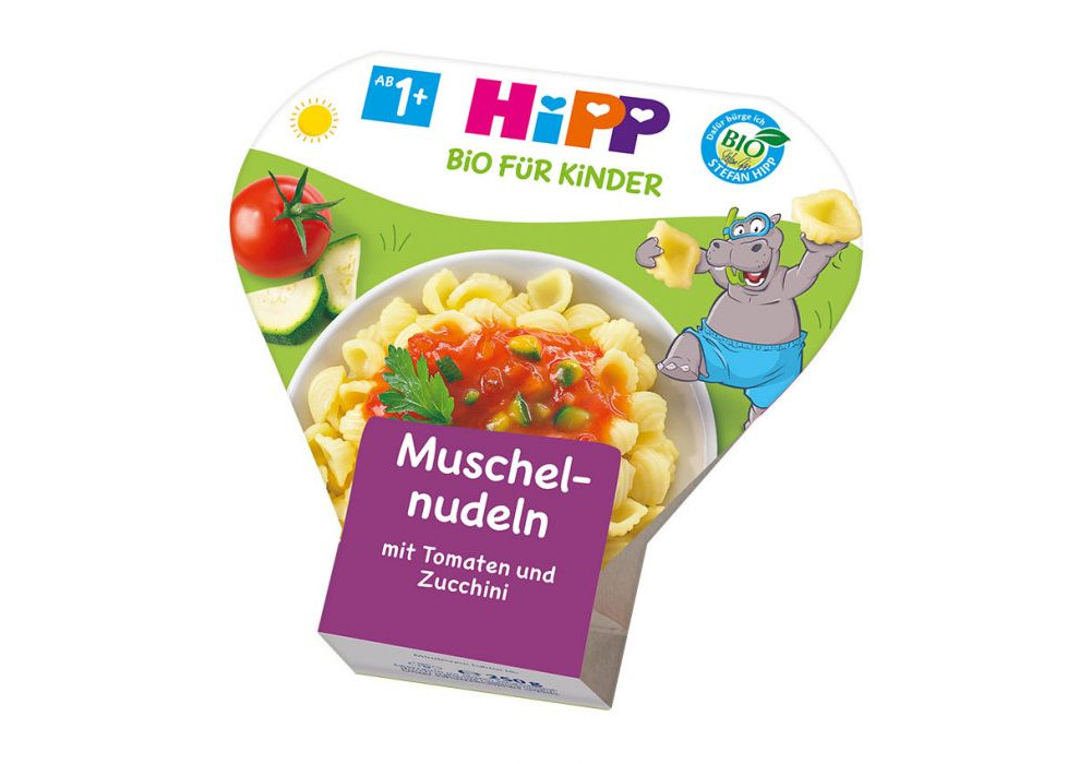 Hipp Muschelnudeln mit Tomaten und Zucchini 8640 | Apotheke zur ...
