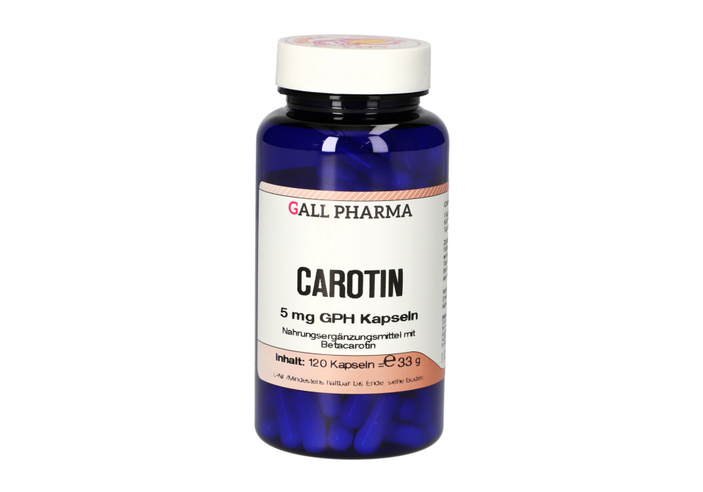 Carotin 5 mg GPH Kapseln | Apotheke zur Universität - Wien