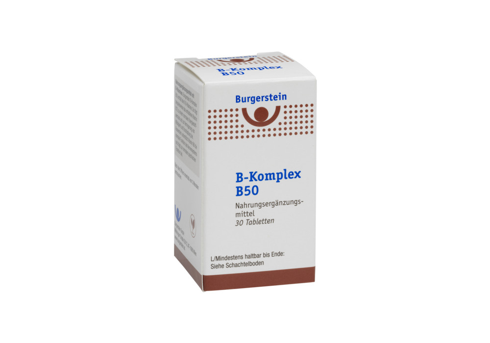 Burgerstein B-Komplex B50 Tabletten | Apotheke Zur Universität - Wien