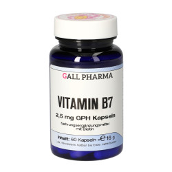 Vitamin B7 2,5 mg GPH Kapseln
