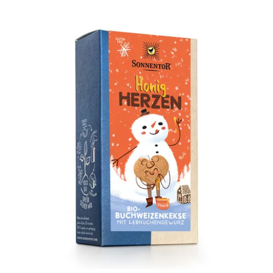 Sonnentor Honigherzen Kekse glutenfrei bio