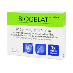 Biogelat Magnesium 375mg Filmtabletten