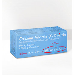 Calcium + Vitamin D3 Schluck/Kautabletten