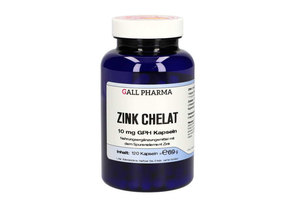 Zink Chelat 10 mg GPH Kapseln Apotheke zur Universität Wien
