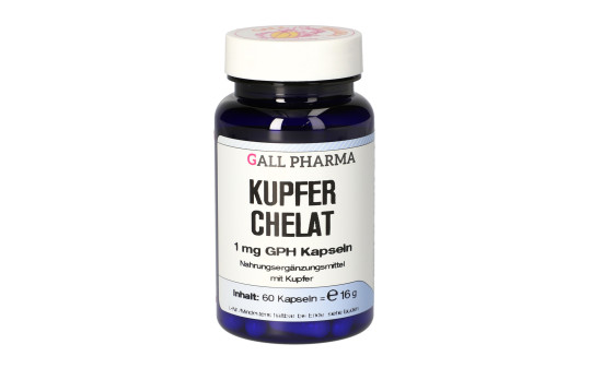 Kupfer Chelat 1 mg GPH Kapseln | Apotheke zur Universität - Wien