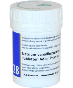 Schüssler Salz Nr. 28 Natrium vanadinicum D12