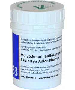 Schüssler Salz Nr. 33 Molybdenum sulfuratum D12