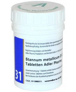 Schüssler Salz Nr. 31 Stannum metallicum D12