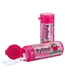 Miradent Xylitol Chewing Gum Erdbeere