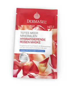 Dermasel TOTES MEER MINERALIEN Hydratisierende Rosen Maske