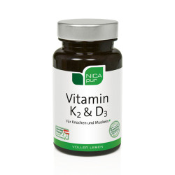 Nicapur Vitamin K2 & D3 Kapseln