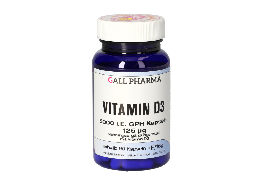 Vitamin D3 5000 IE GPH Kapseln | Apotheke zur Universität - Wien