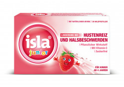 Isla Junior Pastillen zuckerfrei Erdbeer