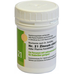 Schüssler Kautabletten Li21 Zincum chloratum D12