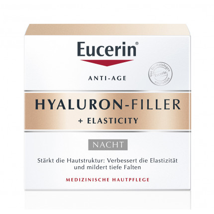 personeel hardwerkend monteren Eucerin Hyaluron-Filler + Elasticity Nachtpflege | Medistore.at