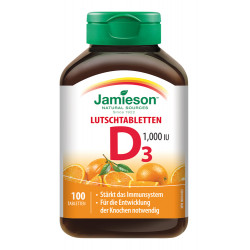 Jamieson Vitamin D3 1000 IU Tangy Orange Tabletten