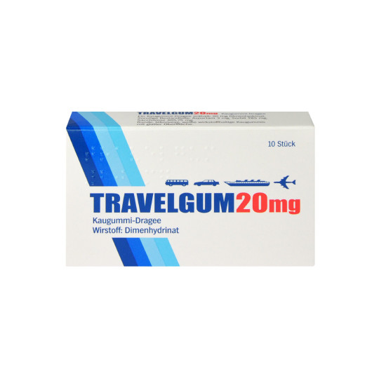 Travel-Gum Kaugummi Dragees 20mg