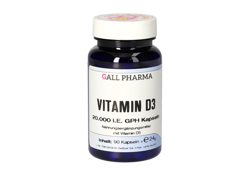 Vitamin D3 20000 IE GPH Kapseln | Apotheke zur Universität - Wien